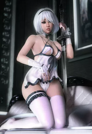 Nier Automata YoRHa / yorha.2.b nude photo #0146