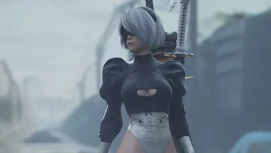 Nier Automata YoRHa / yorha.2.b nude photo #0235