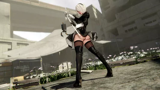 Nier Automata YoRHa / yorha.2.b nude photo #0240