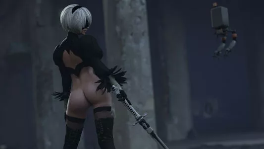 Nier Automata YoRHa / yorha.2.b nude photo #0260