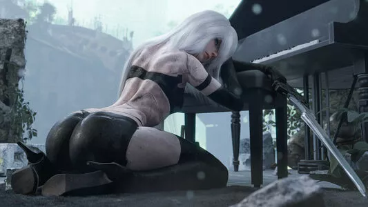 Nier Automata YoRHa / yorha.2.b nude photo #0268