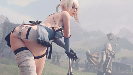 Nier Automata YoRHa / yorha.2.b nude photo #0275