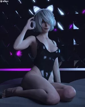 Nier Automata YoRHa / yorha.2.b nude photo #0337