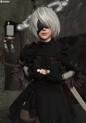 Nier Automata YoRHa / yorha.2.b nude photo #0347