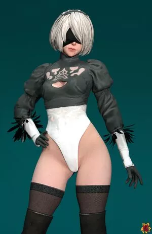 Nier Automata YoRHa / yorha.2.b nude photo #0355