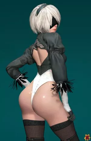 Nier Automata YoRHa / yorha.2.b nude photo #0356