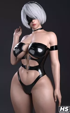 Nier Automata YoRHa / yorha.2.b nude photo #0391