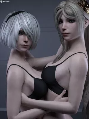 Nier Automata YoRHa / yorha.2.b nude photo #0522