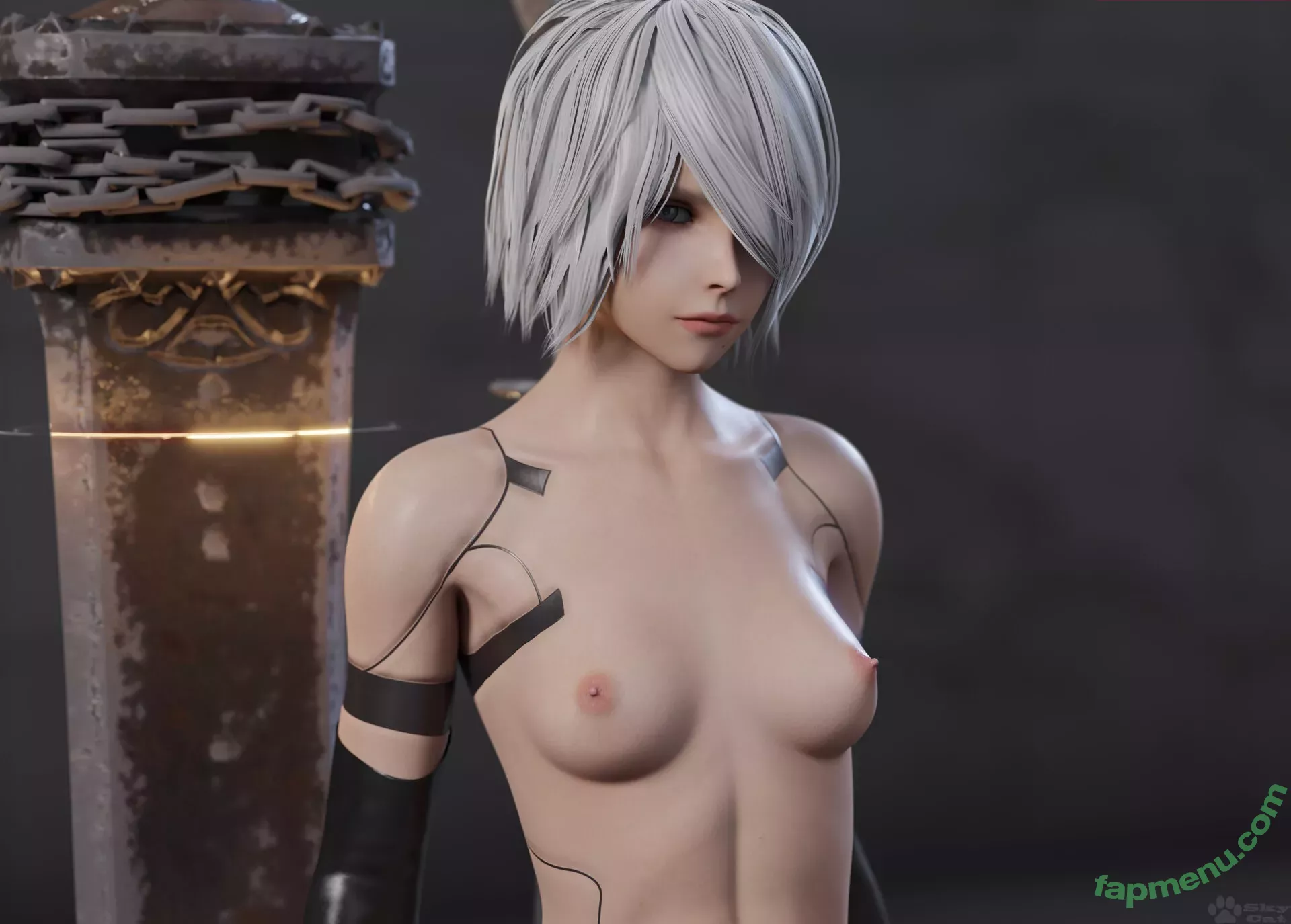 Nier Automata YoRHa nude photo #0434 (yorha.2.b)