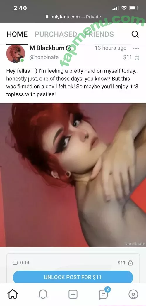 Nonbinate nude photo #1073 (M Blackburn)