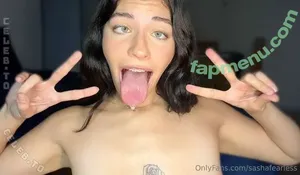 Sasha Tongue Princess / sashasexymouthh nude photo #0039