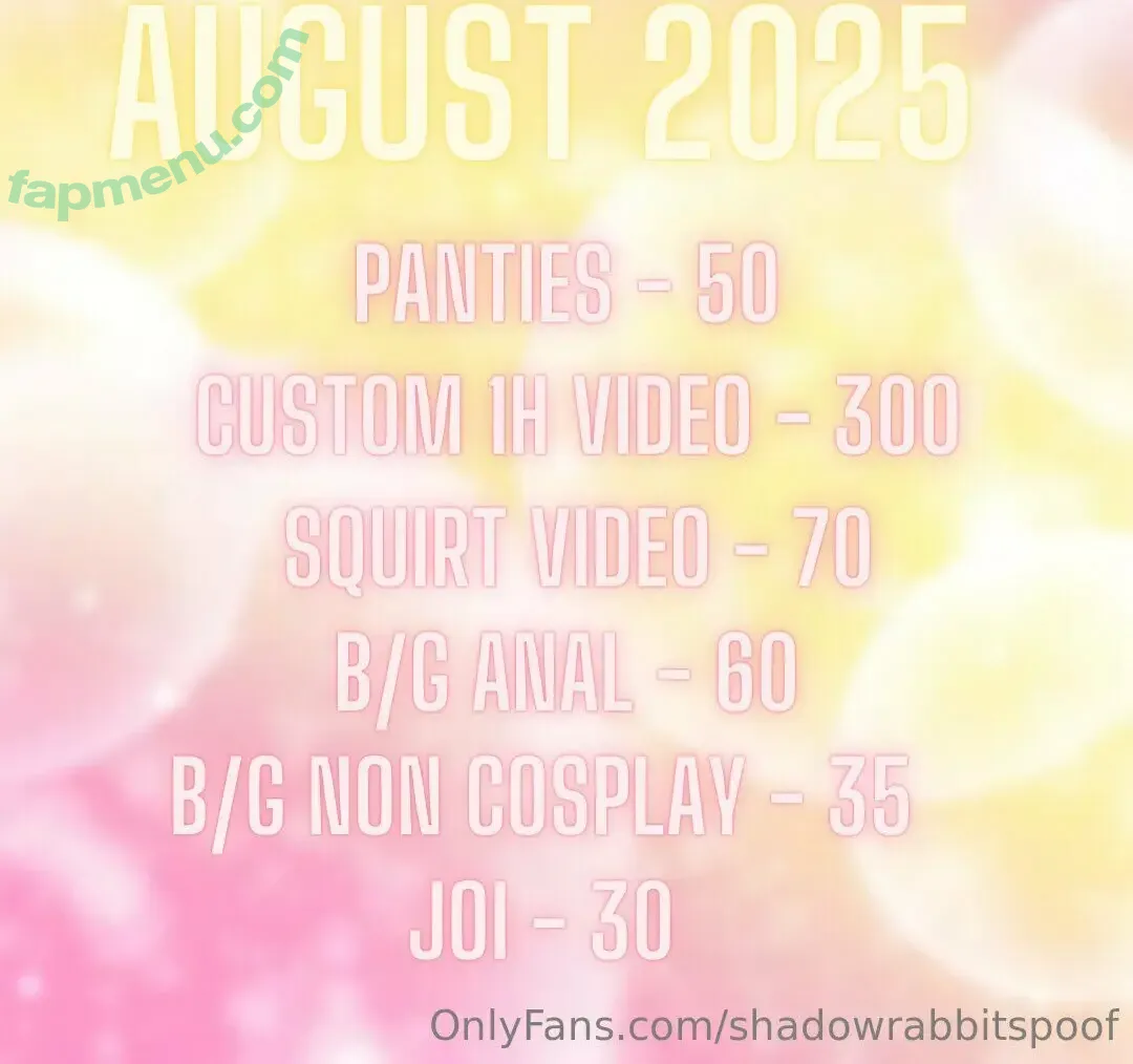 shadowrabbitspoof nude photo #0037 (shadowrabbit1)