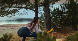 Victoria.Outside nude photo #0043